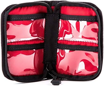 Grizzly Katmai Pouch for Memory Card, Battery, Gear & USB Wallet Holds SD & CF Memory, AA & AAA Batteries, Camera Battery Packs & USB Drives Shooting Hunting Fishing Birding Camping Hiking
