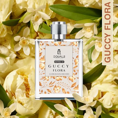Image of Equal2 PERFUMERS Fresh & Luxury Perfume Gift Set for Couples, Gardenia Fragrance (GORGEOUS ORCHID)