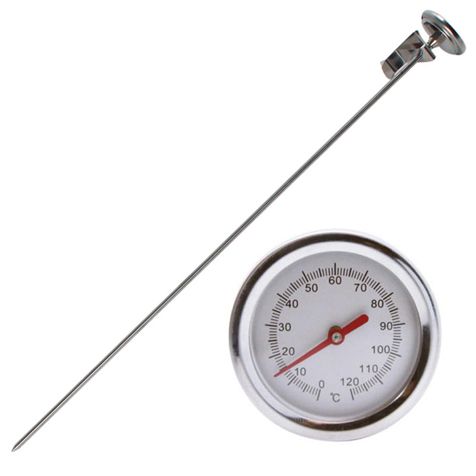 Soil Thermometers Accurate Compost Soil Tester Meter Stainless Steel Measuring Probe Temperature Monitors for Garden Home Garden Thermometers