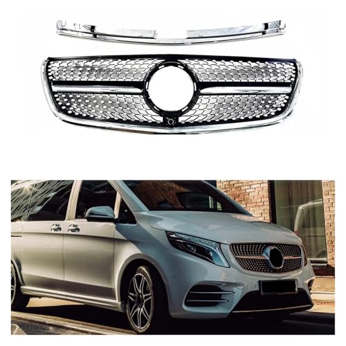 Grille calandre avant Benz Vito W447 argent remplace pièce usée