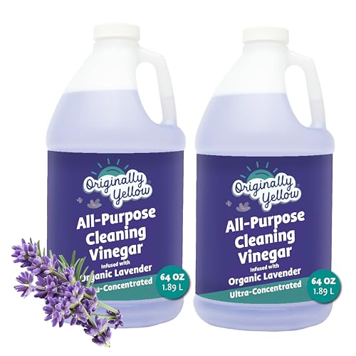 Originally Yellow Lavender White Vinegar For Cleaning Purpose | USA Made All Purpose Cleaner | Use...