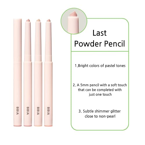 Miniatura 6 de BBIA Last Contour - Delineador de ojos (01 CAFE AU LAIT) + lápiz en polvo (03 leche de durazno), delineador de ojos debajo de sombra de ojos,