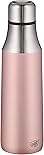 alfi Thermosflasche City Bottle rosa 500ml, Edelstahl Trinkflasche auslaufsicher auch bei Kohlensäure, 5527.284.050 Isolierflasche 8 Stunden heiß, 16 Stunden kalt, Wasserflasche BPA-Frei