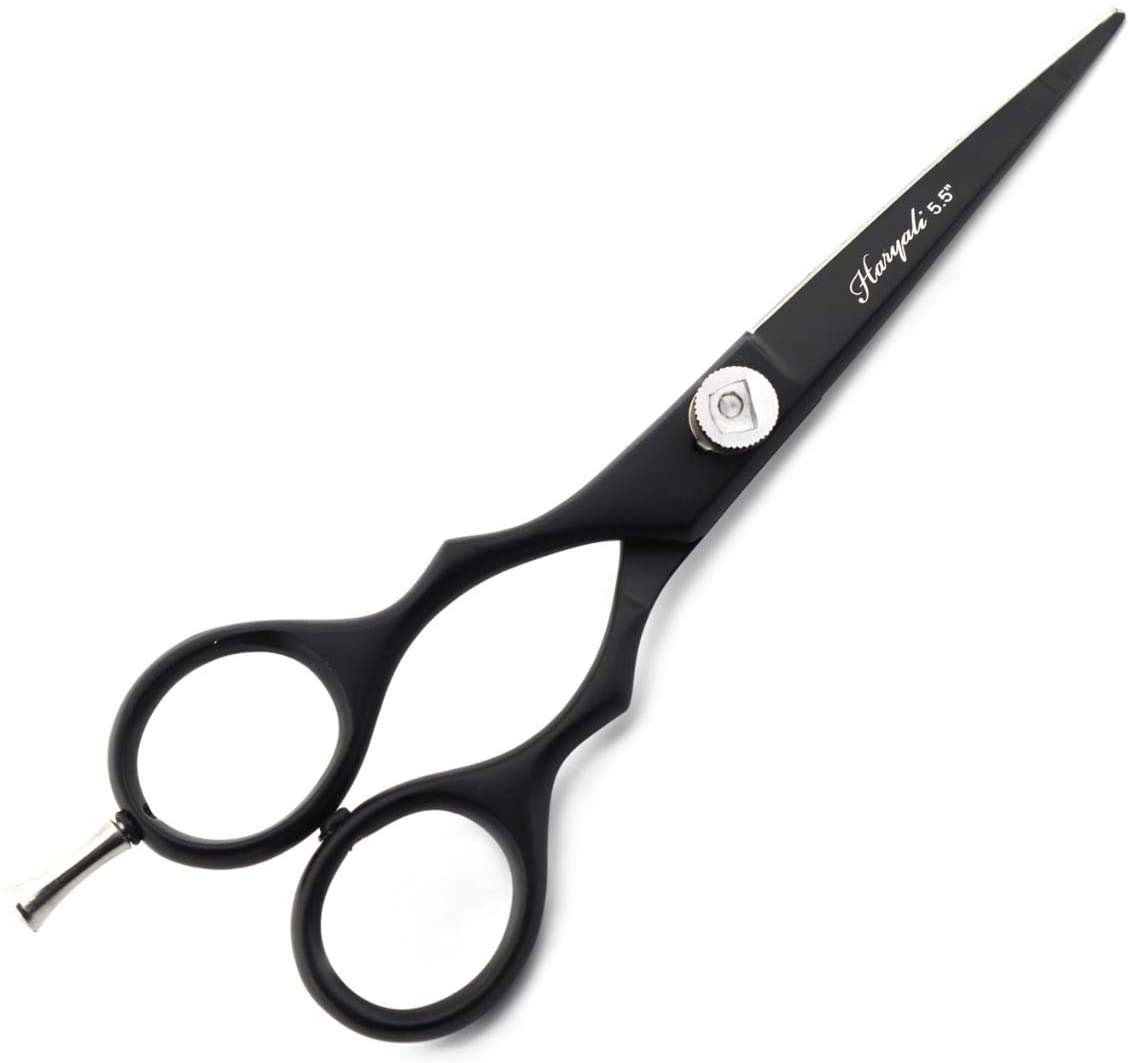 Haryali London Professional Hairdressing 5.5" Left Handed Barber Scissors Hair Cutting Salon Shears for Men and Women