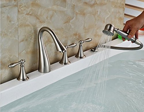 Robinet mitigeur baignoire anti calcaire pour supprimer les traces d'eau