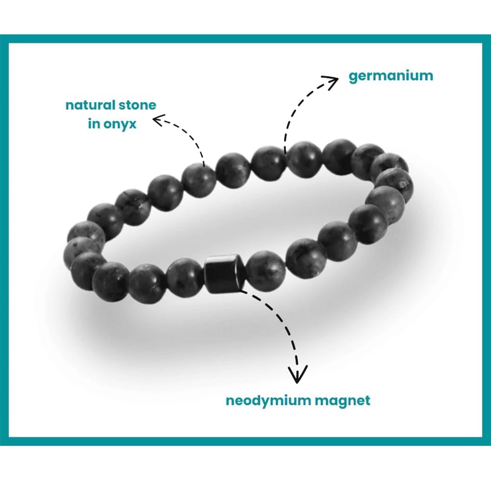 Glame Anti Alcohol Bracelet, Anti Alcohol Magnetic Bracelet Women & Men, Helps Reduce the Urge to Drink, Relieve Anxiety and Stress