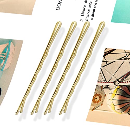 Mbmomnus 150pcs Bobby Pins Blonde 7cm/2.75in Hair Grips Hair Pins Long Kirby Grips Hair Clips for Women Girls Hair Accessories Ideal for All Types Makeup & Hair Styling - Image 4