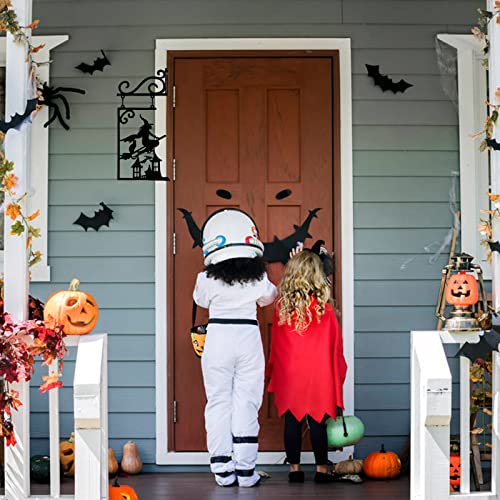 Fxtnkyy Halloween Decorations,Metal Vintage Black Witch,Metal Halloween Yard Decorations,Mysterious Witch Statue,Christmas Door Frame Decorations,For Scary Party Porch Yard (Witch) #TOP4