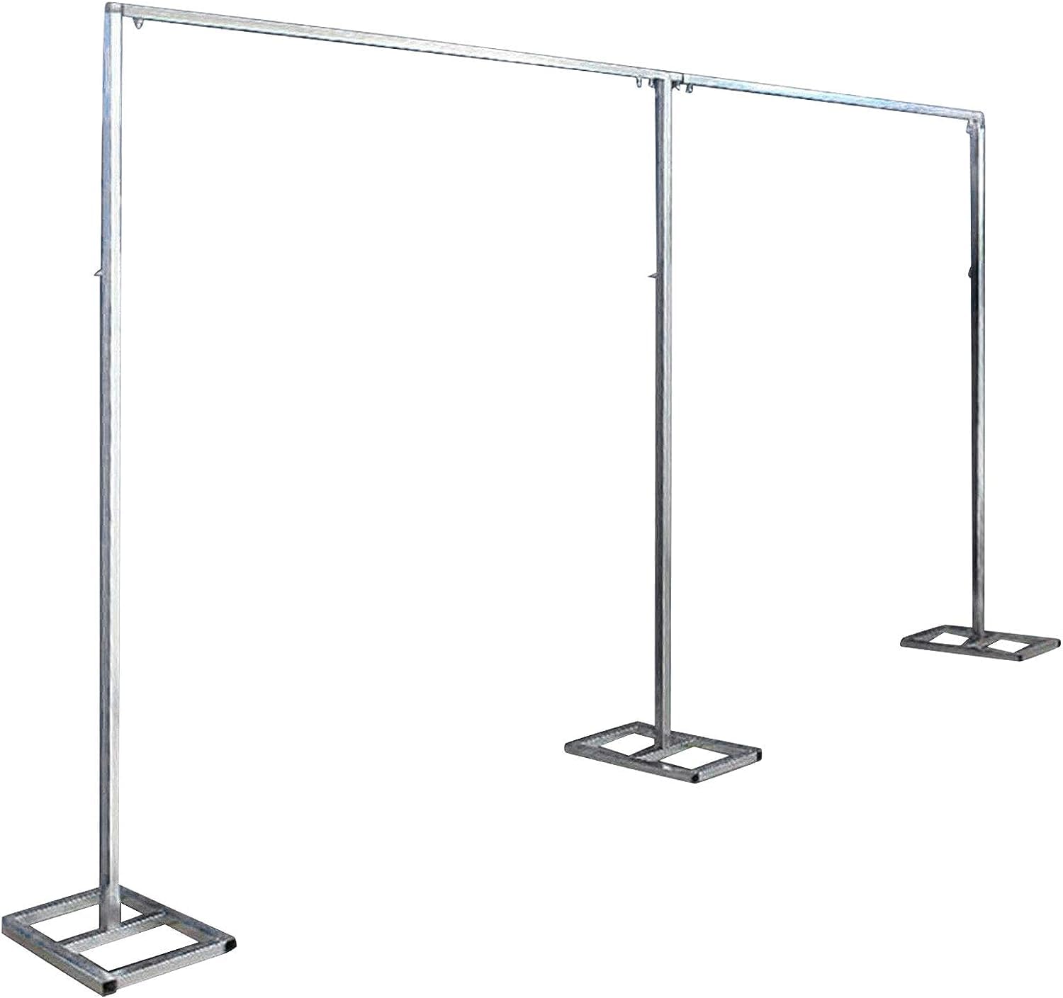 3x6m Hochzeit Party Backdrop Stand Pipe Kit Vorhang Rahmen,Geeignet für Hochzeit Geburtstag Babypart