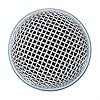 Glewi Steel Microphone Mesh Head for Shure Beta 58A with Foam Windshield, 51mm Metal Grill Cover to Reduce Noise and Protect Capsule, Silver 4 Pack(58A) #5
