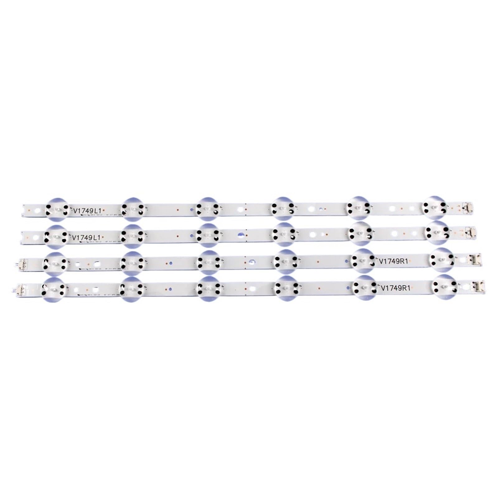 4 Pezzi/kit Strisce LED Adatte For LG 49 TV 49UJ651V 49UV340C UB 49UJ6500 LC490DGG 6916L 2862A 2863A V17 49 L1 + R1
