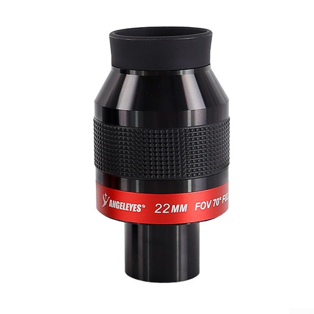 Ocular de campo plano de 1.25 pulgadas, lente gran angular de 70 grados, oculares de telescopio parfocal, accesorios de astronomía para observación de estrellas, lente ocular de alta