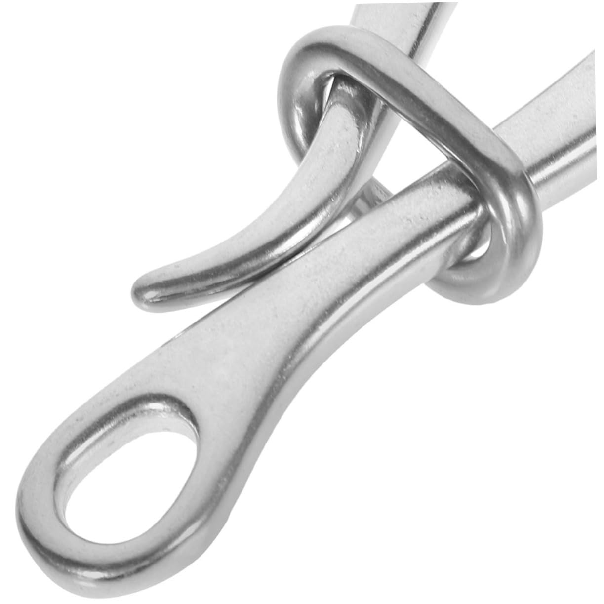 Yardwe Stainless Steel Boat Hooks 2 Pack Heavy Duty Life Hook for Sailing Boats