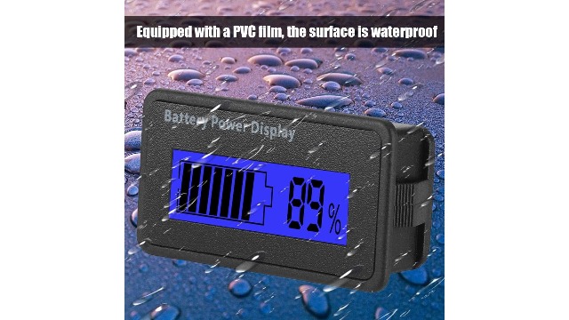 6133A Batterie Kapazität Anzeige DC 8V-100V Blei Säure Lithium LiFePO4