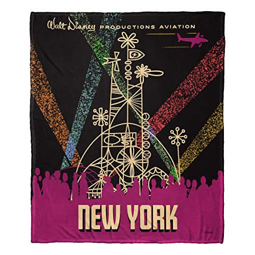 Northwest Disney Classics Silk Touch Throw Blanket, 50" x 60", New York