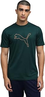 Puma Men Polyester Solid Regular Fit T-Shirt Price In India