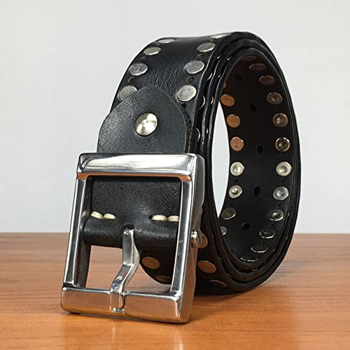 Studded Waist Beltround Rivet Belt Metal Punk Rock Belt Gothic Clothing Accessories Unisex Fashion Wear3