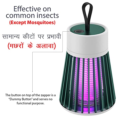 Image of Mosquito Lamp Eco-Friendly LED Mosquito Killer Machine - USB-Powered Indoor Bug Zapper for Home - Chemical-Free Insect Trap Safe for Kids & Pets - Easy to Clean (MASHROOM Mosquito LAMP)