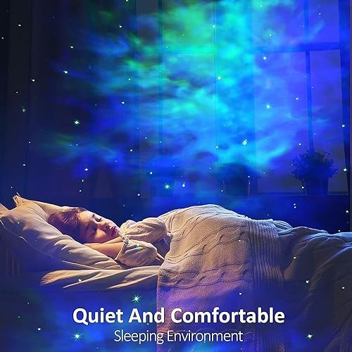 Image of Desidiya Star Projector Galaxy Projector Remote Control-360 Adjustable Timer Kids Sitted Astronaut Nebula Night Light,Gaming Room,Home & Party Corded Electric - Polycarbonate,Led,Multicolor