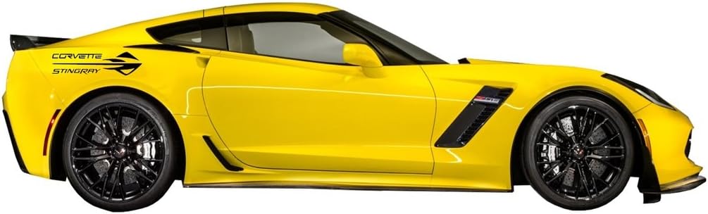 Clausen's World Stingray Emblem Vinyl Decal 20 Inches, Fits All Chevy Corvette's C2 C3 C4 C5 C6 C7, Black