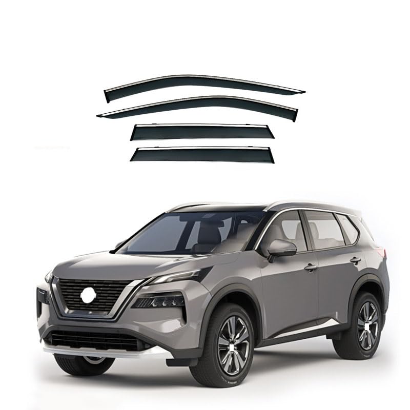 Deflectores de aire Nissan X-Trail para viajar sin lluvia ni viento en familia