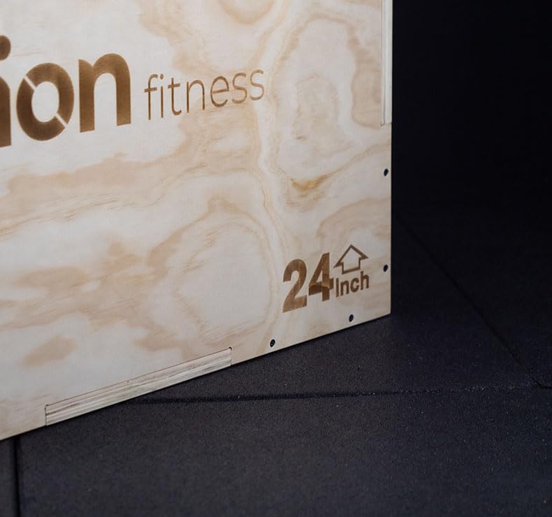 Cajón Pliométrico de Madera ION fitness de 50 x 60 x 76 cm
