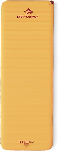 Sea to Summit Pursuit Plus - Tapete de dormir autoinflable extra grueso para camping y mochilero, rectangular, regular (72 x 25 x 3 pulgadas)
