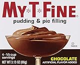 Chocolate Pudding & Pie Filling Mix by My T Fine - Each Box: (4) 1/2 cup Servings (Pack - 2)