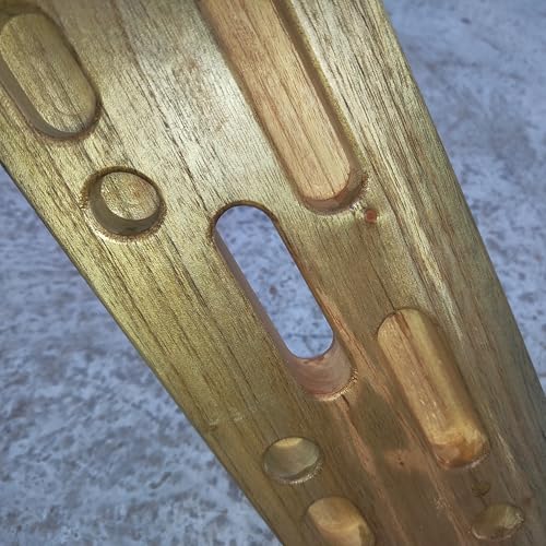 Image of Wooden Hangboard Rock Climbing Pull Up Bar - Premium Wooden Fingerboard Climbing Training Board for Grip Strength, Core Strength, Endurance & Home Gym Workout