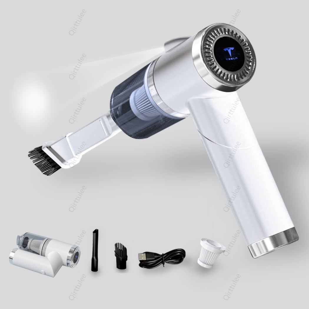 Amazon | テスラ 車用掃除機 ハンディクリーナー モデル3 モデルY