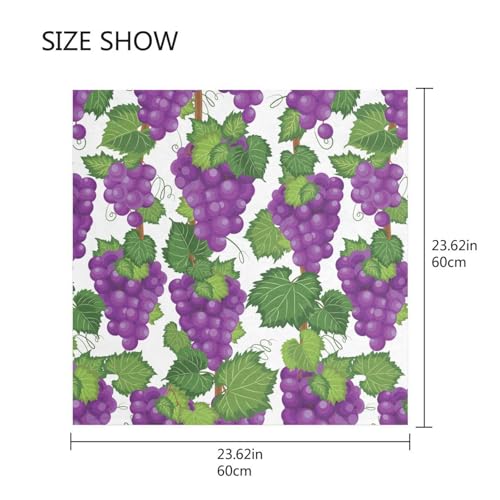 Women Square Silk Scarf Neckerchief Scarves Headscarf Shawl Chiffon Wrap Stole Head Wrap 23.6 x 23.6 inch2