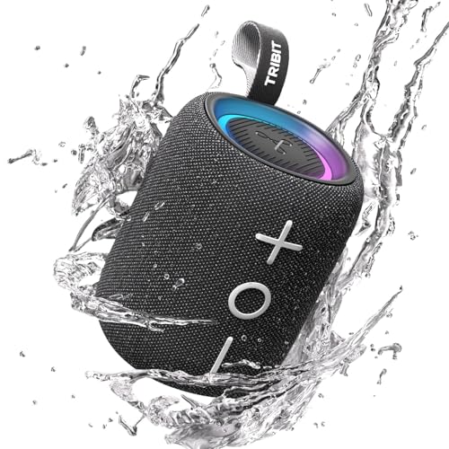 Tribit StormBox Mini+ Portable Bluetooth Speaker, 12W Wireless Speaker with 360°Surround Sound, 12H...