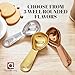 Apace Living Coffee Scoop (Set of 2) - 2 Tablespoon (2 Tbsp / 1/8 Cup / 1 oz) - The Best Stainless Steel Measuring Spoons for Coffee, Tea, and More