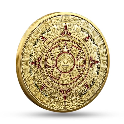 Mexico Mayan Aztec Calendar Challenge Coin