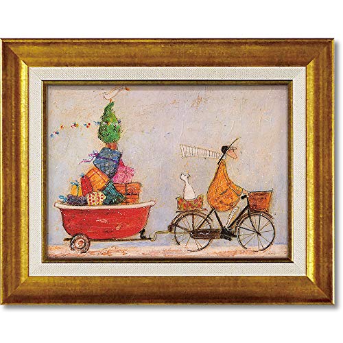 ????? Yu-Power ST-05841 Sam Toft Art Frame, Energizing Bathtub, W 15.6 x H 12.4 inches (39.5 x 31.5 cm)