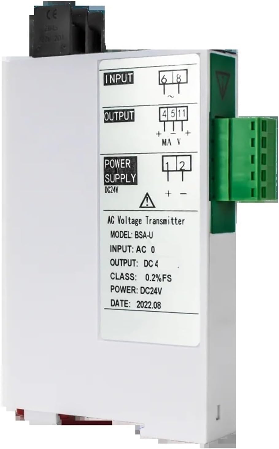 AC Voltage Transmitter 0-100V 0-120V 0-220V Voltage Sensor 4-20mA 1 Input 1 Output Voltage Sensor Sensor(AC 0-500V)