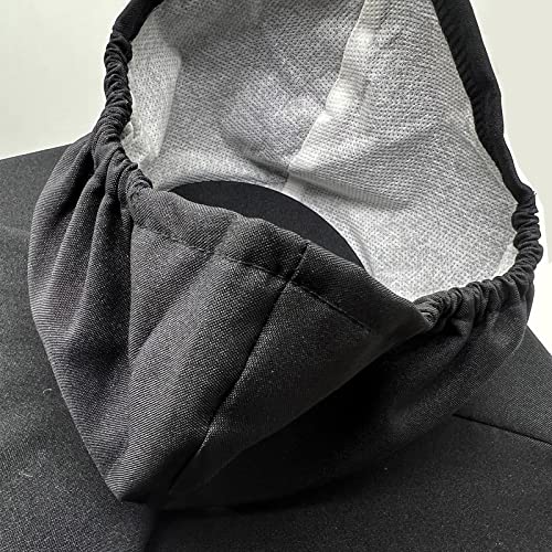 BROADREAM Bachelor hoed, doktershoed, diploma-hoed, studentenhoed, bachelor diploma-hoed voor afstudeerfeesten van studie, universiteit, universiteit, diploma - afstuderen hoed in zwart - Image 5