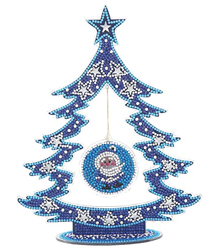 Peinture diamant sapin de Noël anti-stress pour occuper les soirées d'hiver à la maison