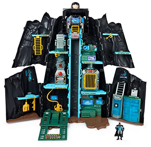 Batman, Batcave Bat-Tech, set di gioco trasformabile gigante con...