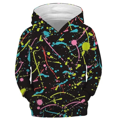 Sweat à capuche enfant imprimé graphique original coton ado
