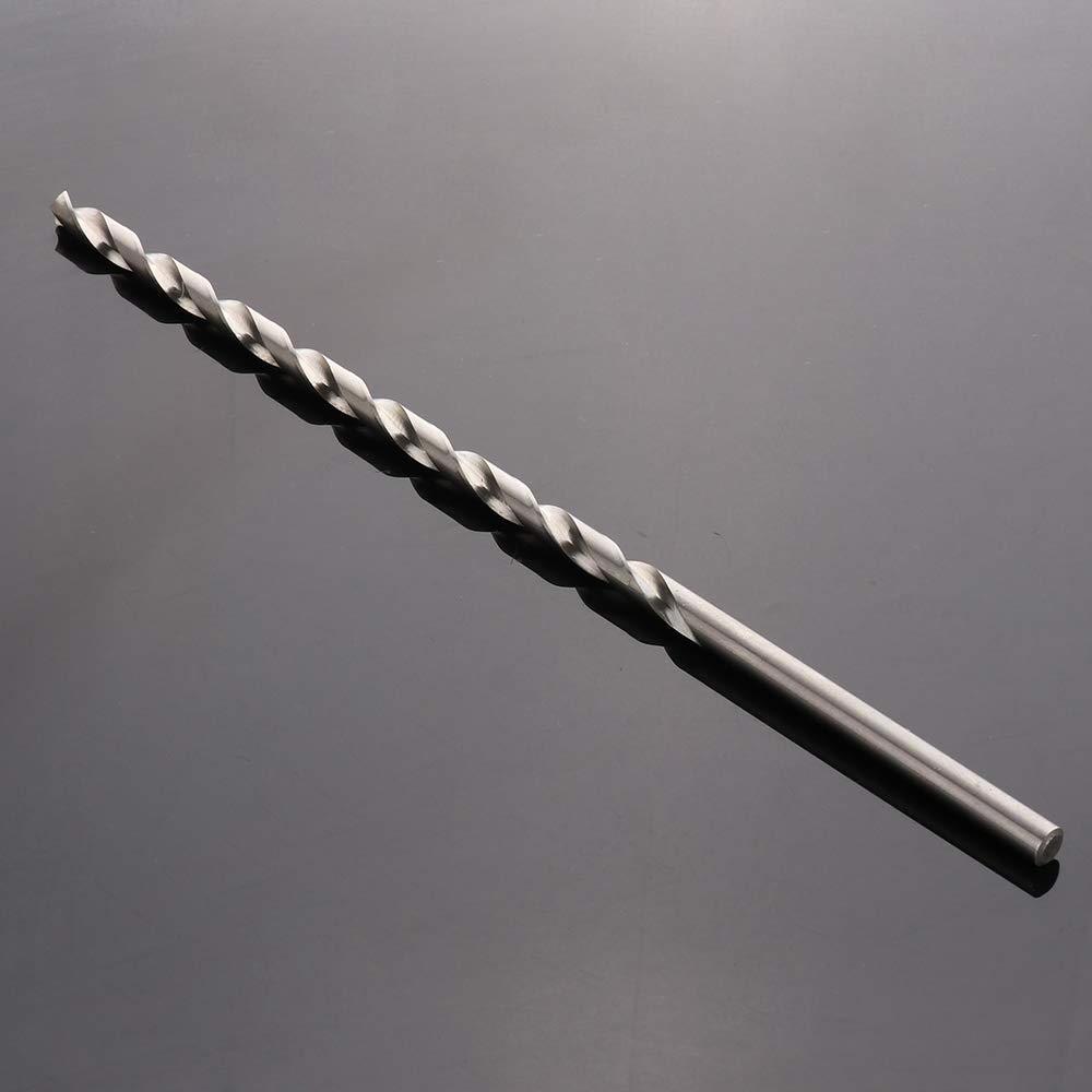 belupai Broca helicoidal extralarga de 350 mm HSS, vástago recto, 10 mm