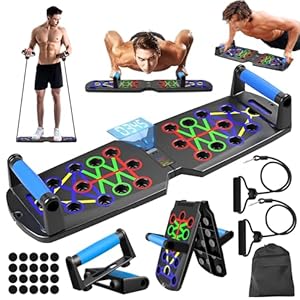 Push Up Board, 26-in-1 Multi-function Press Up Board Exercise Equipment for Home Use, System Fitness Floor Chest Muscle Exercise Professional Equipment Burn Fat for Men Women Gifts