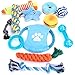 BUIBIIU Dog Rope Toys Dog Teething Toys Best Chew Toys for Teething Puppy 12 pcs Gift Set