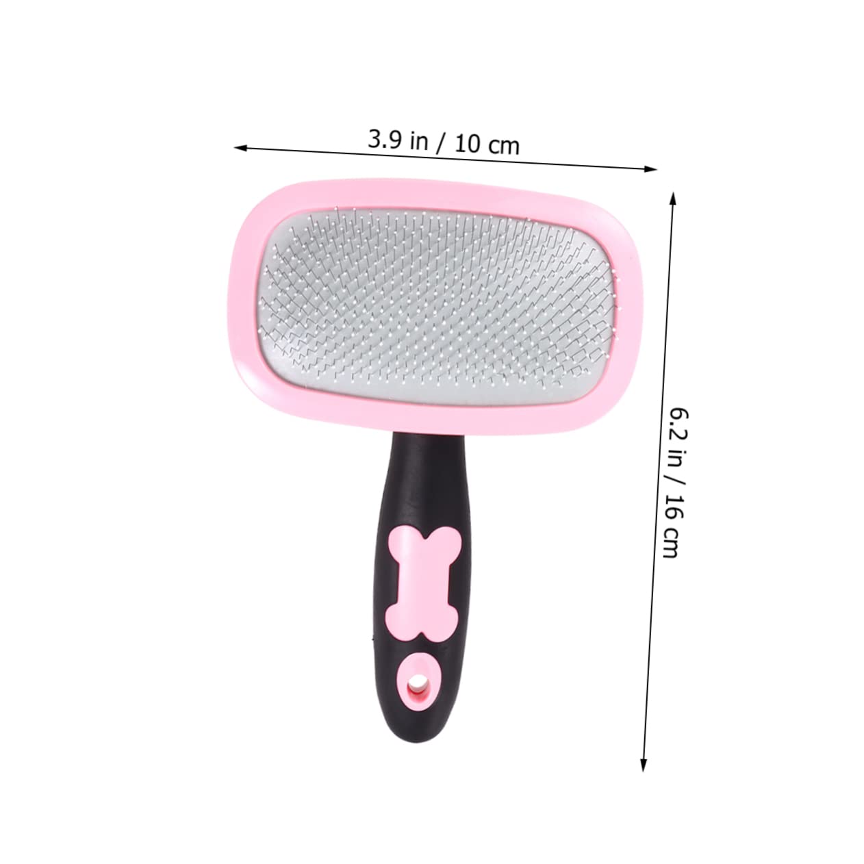 HANABASS 3stücke Rotierender Haustier Massagekamm Großer Pinker Entfilzungskamm Für Hund Und Katze Entfernt Sanft Lose Haare Knoten Und Schmutz Ergonomischer Griff Für Bequemes Grooming