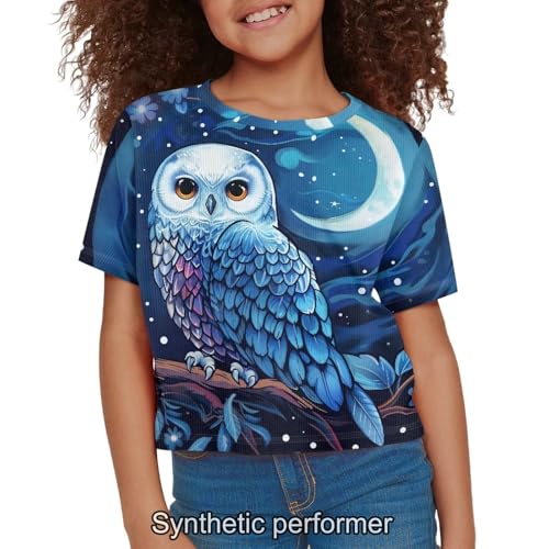 Image of 4th of July Shirt for Girls 7-8 Years US Flag Crop Tops Kids Outfit Independent Day Graphic Tee-
