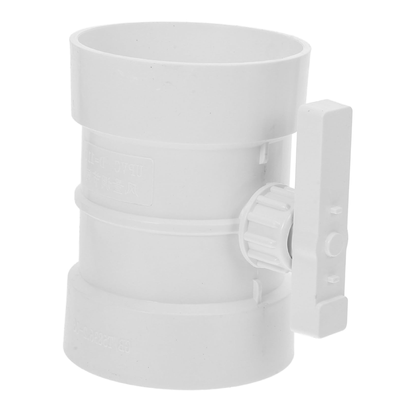 Válvula de control de volumen de aire con sistema antirreflujo ajustable manual