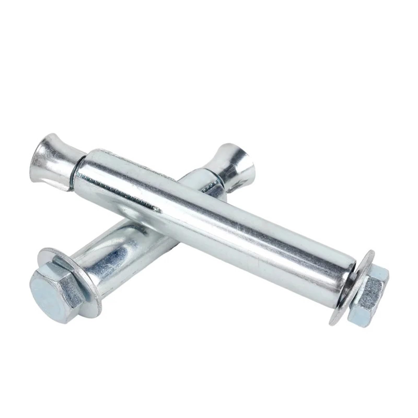 Anclaje Pared Cabeza hexagonal galvanizada M6 M8 M10 M12 | Pernos de expansión de acero al carbono Tornillos empotrados(M8x200mm(5pcs))