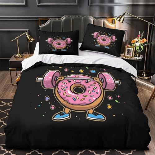 Parure de lit microfibre résistante super douce motif 3D