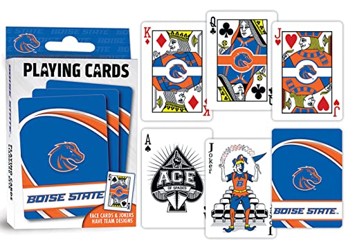 Image of MasterPieces Family Games - NCAA Boise State Broncos Playing Cards - Officially Licensed Playing Card Deck for Adults, Kids, and Family