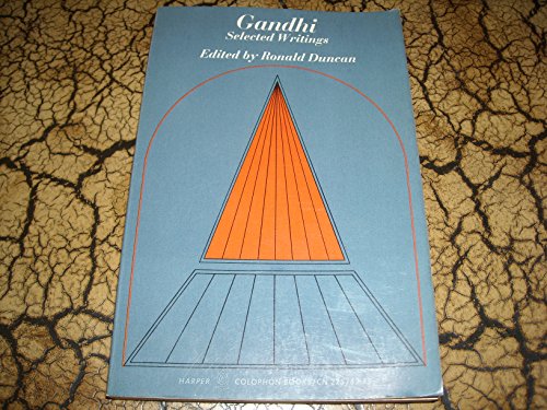 Gandhi: selected writings (Harper colophon book... 0060902256 Book Cover